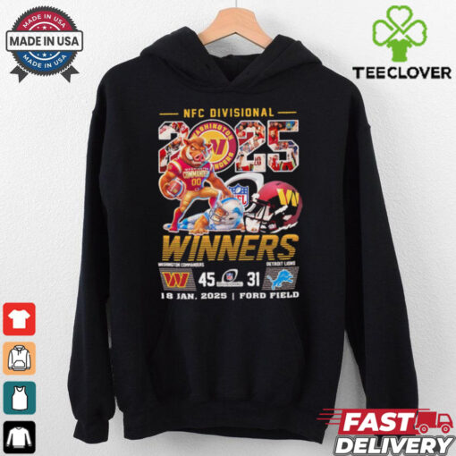 Official Washington Commanders defeat Detroit Lions 2025 NFC divisional winners shirt