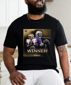 Official Washington Huskies 2023 CFB Playoff Maxwell Award Winner Best Player In College Football Shirt
