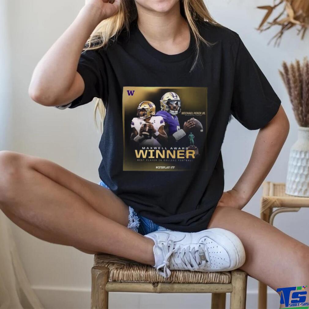 Official Washington Huskies 2023 CFB Playoff Maxwell Award Winner Best Player In College Football Shirt Official Washington Huskies 2023 CFB Playoff Maxwell Award Winner Best Player In College Football Shirt