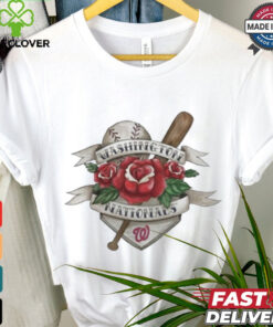 Official Washington Nationals Tattoo Rose 2024 Shirt