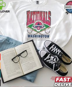 Official Washington Nationals White Straight Shot 47 Franklin Fashion Shirt