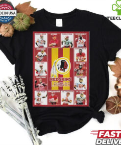 Official Washington Redskin Legends Players Blanket Shirt