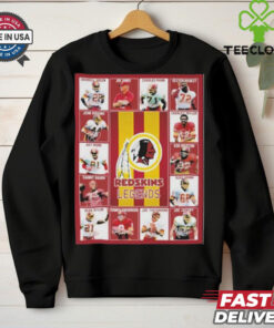 Official Washington Redskin Legends Players Blanket Shirt