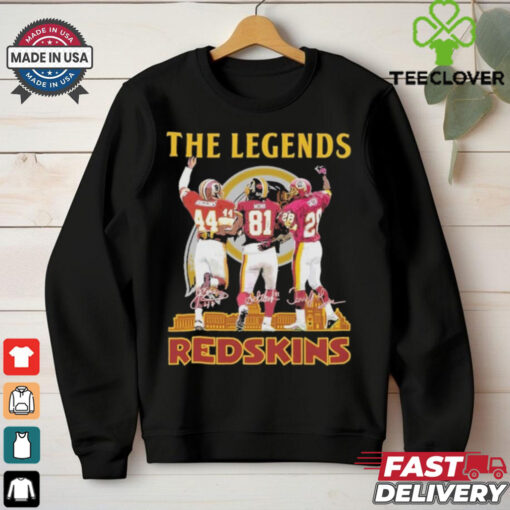 Official Washington Redskins Football The Legends Of Team History T Shirt