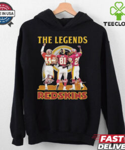 Official Washington Redskins Football The Legends Of Team History T Shirt