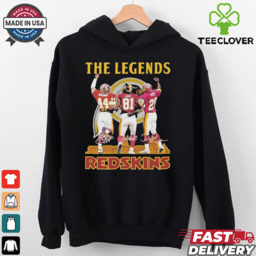 Official Washington Redskins Football The Legends Of Team History T Shirt