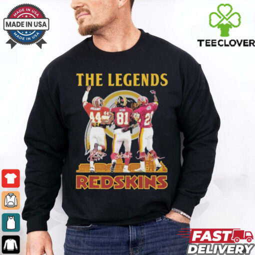 Official Washington Redskins Football The Legends Of Team History T Shirt