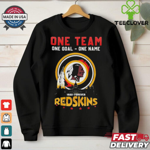 Official Washington Redskins One Team, One Goal 1932 Forever Redskins Pride Shirt