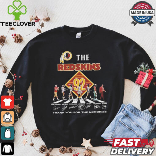 Official Washington Redskins Thank You For The Memories Of 92 Years 1932 2024 T Shirt