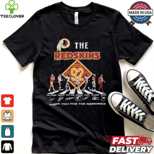 Official Washington Redskins Thank You For The Memories Of 92 Years 1932 2024 T Shirt