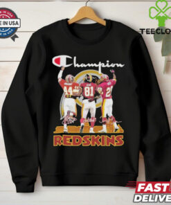 Official Washington Redskins The Champions The Legends Of Team History T Shirt