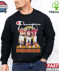 Official Washington Redskins The Champions The Legends Of Team History T Shirt