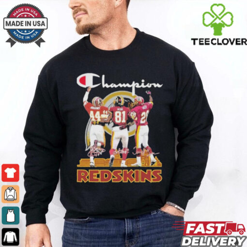 Official Washington Redskins The Champions The Legends Of Team History T Shirt