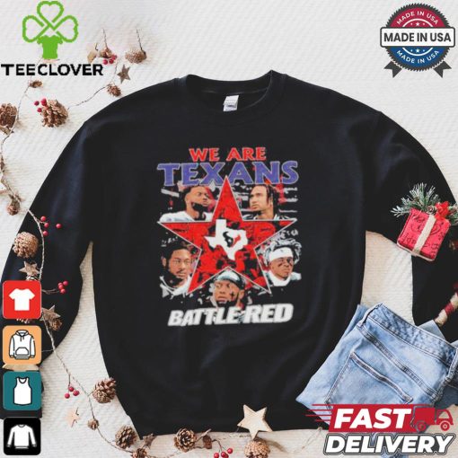 Official We Are Houston Texans Battle Red 2024 T Shirt