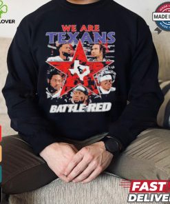 Official We Are Houston Texans Battle Red 2024 T Shirt