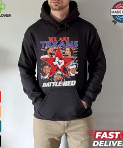 Official We Are Houston Texans Battle Red 2024 T Shirt