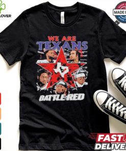Official We Are Houston Texans Battle Red 2024 T Shirt