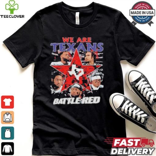 Official We Are Houston Texans Battle Red 2024 T Shirt
