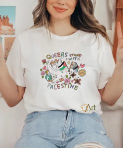 Official We Are Print Social Store Queers Stand With Palestine Shirt