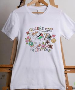 Official We Are Print Social Store Queers Stand With Palestine Shirt