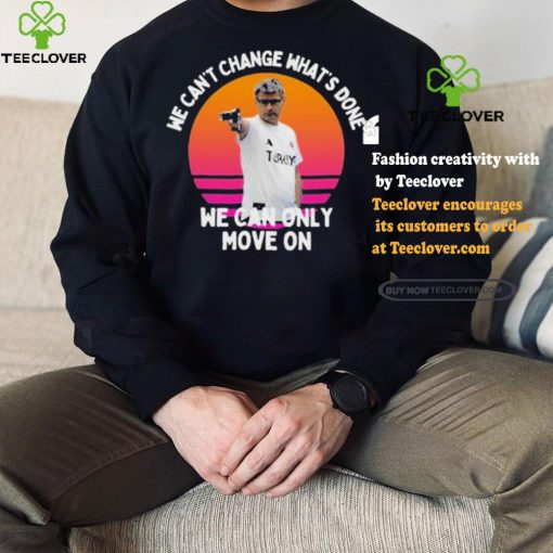 Official We Can’t Change What’s Done We Can Only Move On Turkish Shooter Vintage Retro Olympic Paris 2024 t shirt