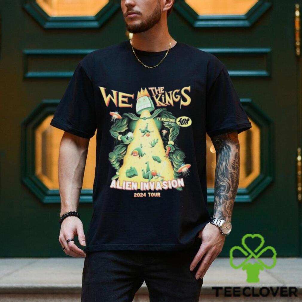 Official We The King Alien Invasion Tour 2024 Shirt Official We The King Alien Invasion Tour 2024 Shirt