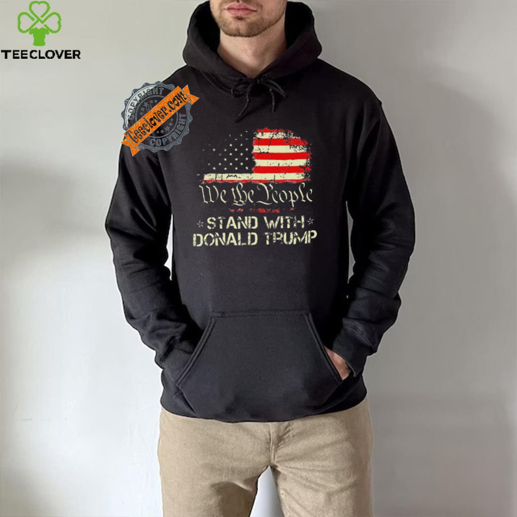 Official We The People Stand With Donald Trump 2024 American Flag T Shirt Official We The People Stand With Donald Trump 2024 American Flag T Shirt
