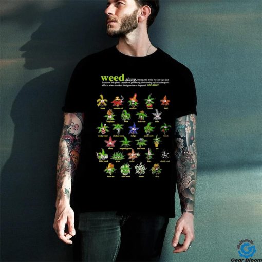 Official Weed Slang Definition Various Species T Shirt