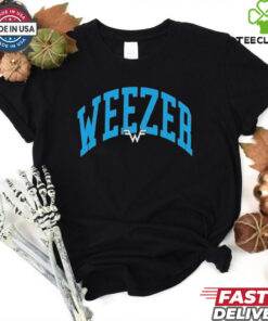 Official Weezer Holiday Collegiate Shirt