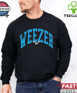 Official Weezer Holiday Collegiate Shirt