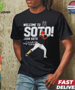 Official Welcome To New York Yankees Juan Soto Shirt