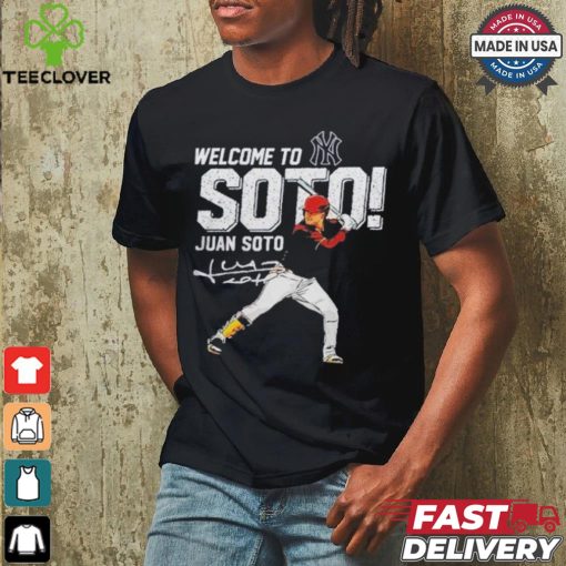 Official Welcome To New York Yankees Juan Soto Shirt