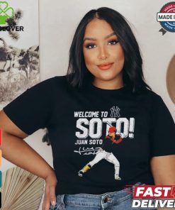Official Welcome To New York Yankees Juan Soto Shirt