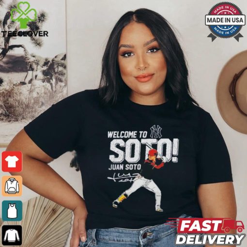 Official Welcome To New York Yankees Juan Soto Shirt