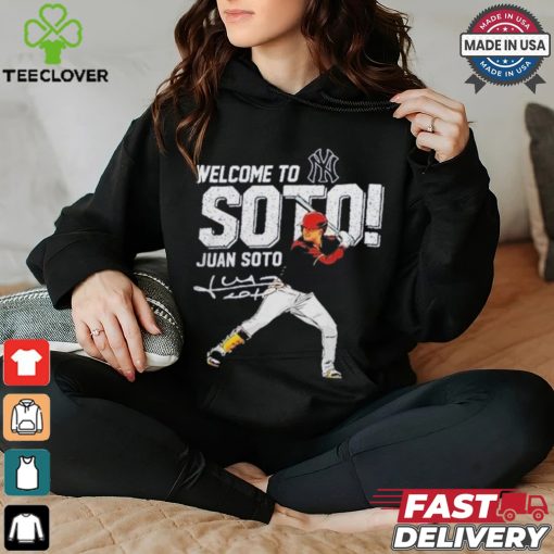 Official Welcome To New York Yankees Juan Soto Shirt