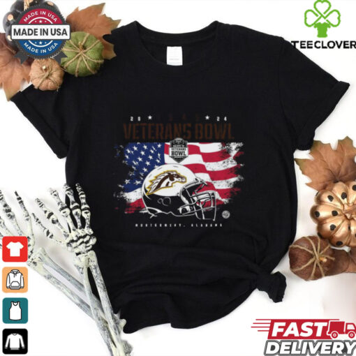 Official Western Michigan Broncos 2024 IS4S Salute To Veterans Bowl Montgomery, Al Helmet T shirts