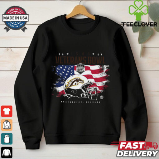 Official Western Michigan Broncos 2024 IS4S Salute To Veterans Bowl Montgomery, Al Helmet T shirts