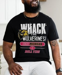 Official Whack The Wolverines Beat Michigan Roll Tide Alabama Crimson Tide 2 Sided Shirt