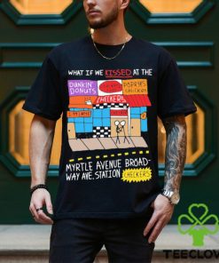 Official What If We Kissed At The Myrtle Avenue Broadway Ave Station Checkers shirt