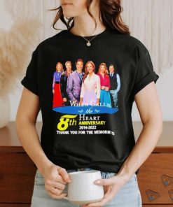 Official When Calls the Heart 8th anniversary 2014 2022 thank you for the memories shirt
