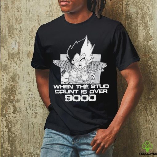 Official When The Stud Count Is Over 9000 T Shirts