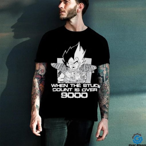 Official When The Stud Count Is Over 9000 T Shirts