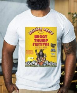 Official Whiskey Myers Presents x Wiggy Thump Festival Palestine TX April 20, 2024 Poster Shirt
