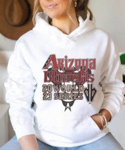 Official White Arizona Diamondbacks Baseball 2023 World Series t shirt