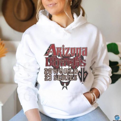 Official White Arizona Diamondbacks Baseball 2023 World Series t shirt