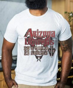 Official White Arizona Diamondbacks Baseball 2023 World Series t shirt