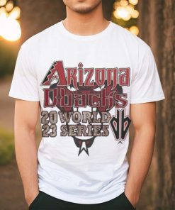 Official White Arizona Diamondbacks Baseball 2023 World Series t shirt