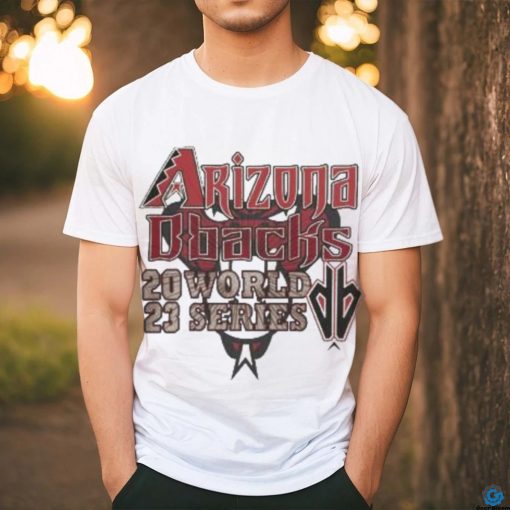 Official White Arizona Diamondbacks Baseball 2023 World Series t shirt