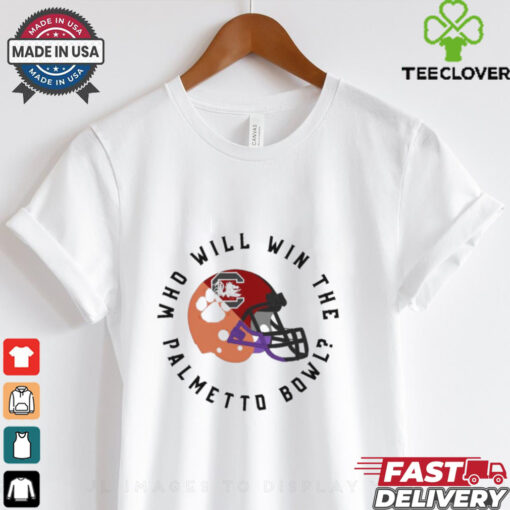 Official Who Will Win The Palmetto Bowl South Carolina Gamecocks vs. Clemson Tigers 2024 t shirt