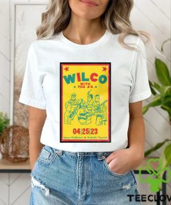 Official Wilco Nashville TN, Ryman Auditorium April 25 2023 Poster shirt